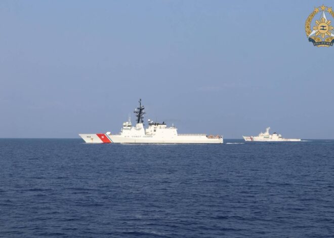 US Coast Guard Patrols With Philippine Forces Near Disputed Shoal in South China Sea