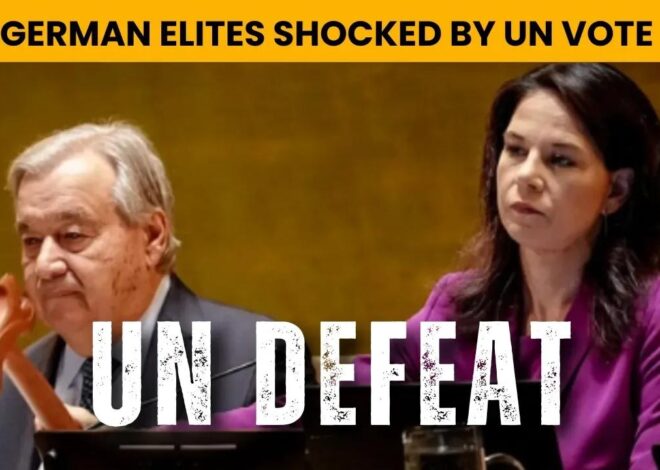 German Elites Lose UN Security Council Seat. Collapse of Europe's Leading Power