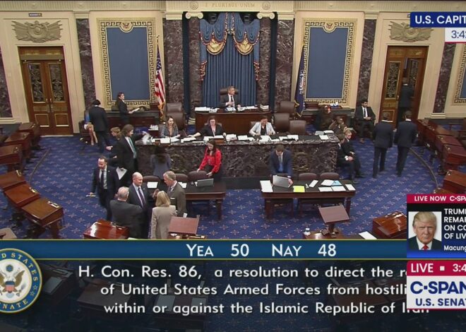 In Historic First, Congress Passes Concurrent War Powers Resolution To End Iran War