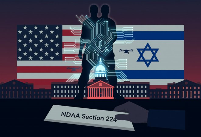 NDAA: New U.S. Bill Will Fuse Israel and U.S. Militaries Into One