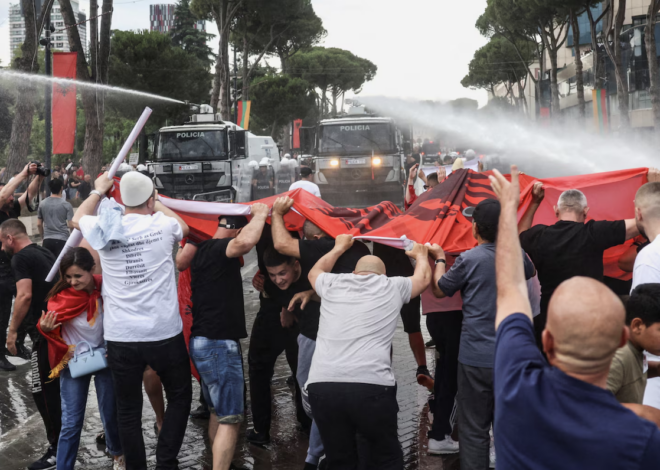 Massive Protests in Albania Against Trump Family’s Tourism Project in Protected Areas