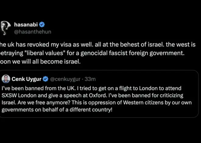 UK Bans Prominent Commentators Over Their Statements on Israel