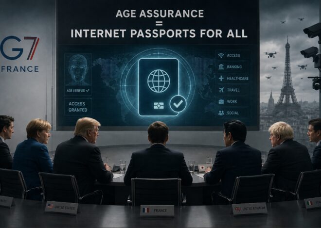 G7 Leaders Call for Internet Passports via ‘Age Assurance’ for Everyone
