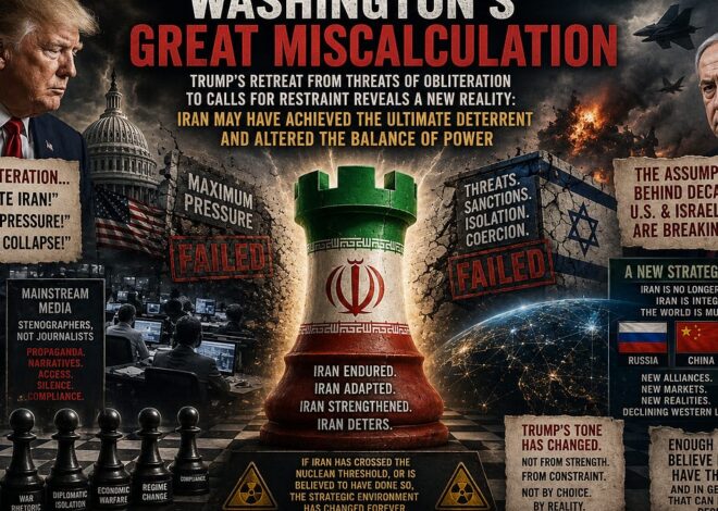 Washington’s Great Miscalculation – by George Hazim