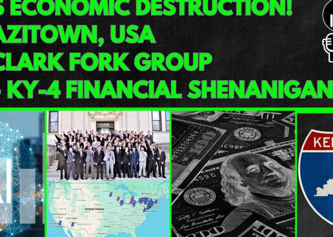 AI's Economic DESTRUCTION!, Hiding Donor Money, Nazitown USA, The Clark Fork Group: Lightning Round