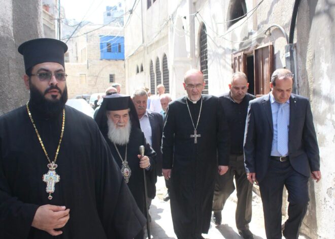 Jerusalem’s Latin and Greek Patriarchs Visit Gaza’s Small Christian Community