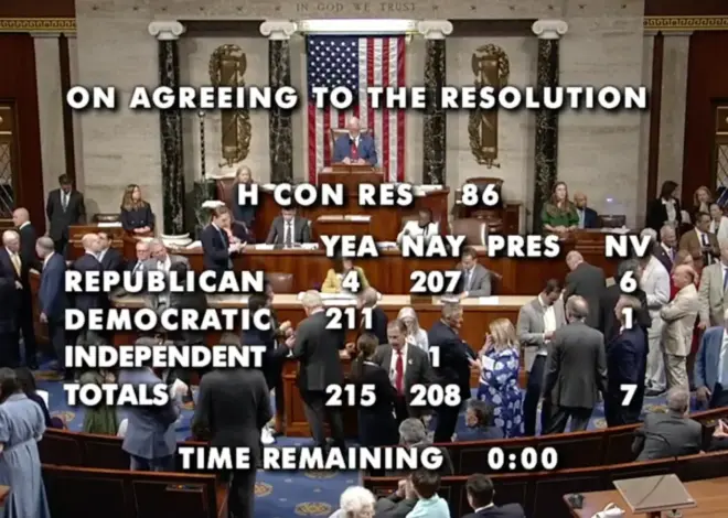 Finally: House votes to end Trump’s war with Iran.