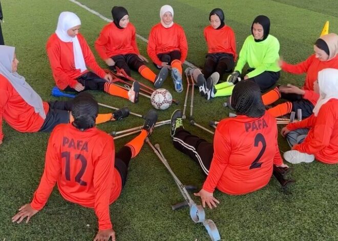 As World Cup kicks off, Gaza amputee girls chase football dreams