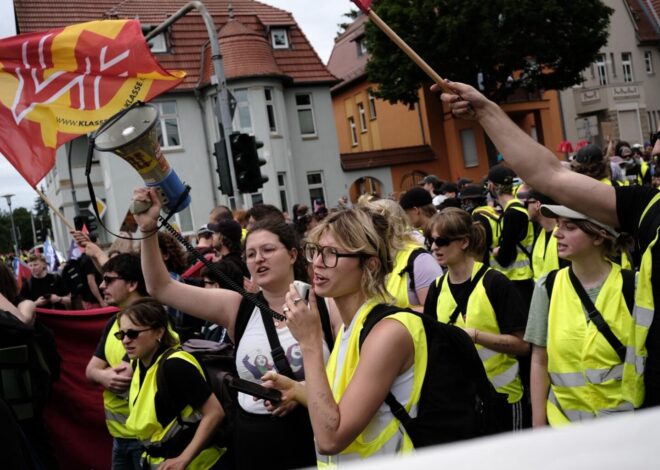 In Germany, Thousands Are Protesting Far-Right AfD Party Congress