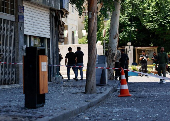 18 Wounded as Two Bombings Mar Macron’s Visit to Syrian Capital