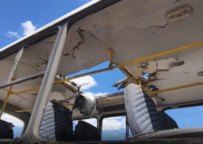 Russia Says Ukrainian Drone Hit Bus in Belgorod Region, Killing Five Civilians