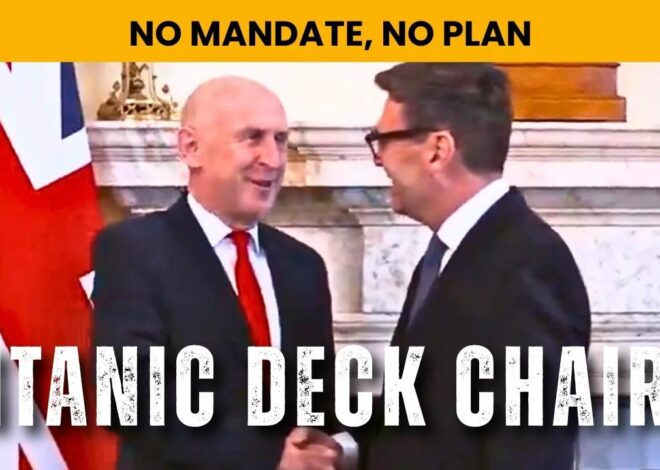 UK New Government, Rearranging Titanic Deck Chairs