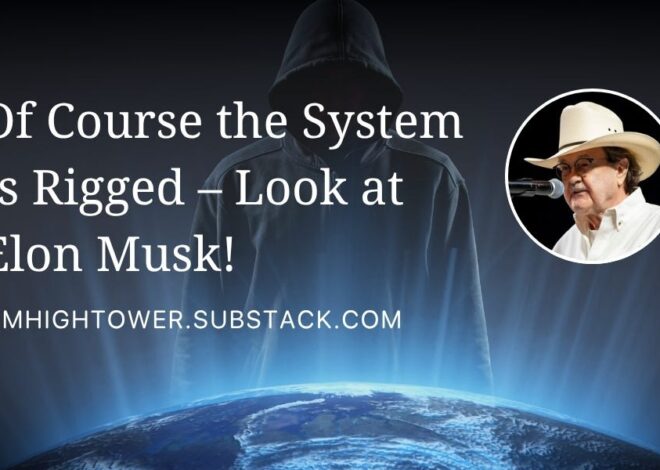 Of Course the System Is Rigged – Look at Elon Musk!