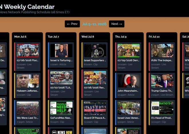 INN This Week 7/5 – 7/11/26 @GetIndieNews @IndLeftNews @AngelJRivera08 @The_Dissident30 @ReefBreland @ogbonna_Collin @AMWakeup @SlowNewsDayShow @TheIndReview @TLAVagabond