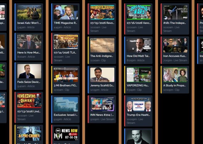 INN This Week 7/12 – 7/18/26 @GetIndieNews @IndLeftNews @jesse_jett @AngelJRivera08 @The_Dissident30 @ReefBreland @ogbonna_Collin @AMWakeup @SlowNewsDayShow @TheIndReview @TLAVagabond