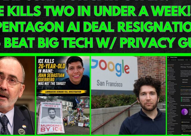 Grand Jury for UAW’s Fain, ICE Kills 2, Google Employee RESIGNS over Pentagon AI Deal, Beat Big Tech