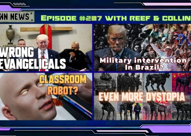 INN News #207 | WRONG EVANGELICALS, BRAZIL MILITARY INTERVENTION, CLASSROOM ROBOT, MORE DYSTOPIA