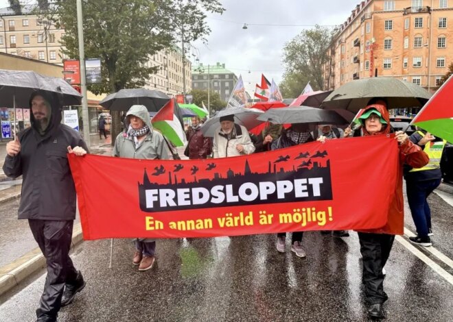 Demonstrators gather in Stockholm to protest Israel’s Gaza attacks – Middle East Monitor