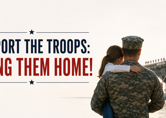 Support the Troops: Bring Them Home!