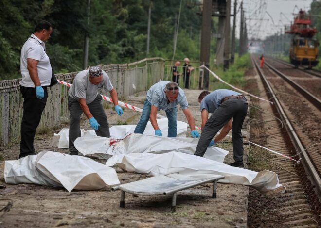 Russian Missiles Pound Kyiv, Killing at Least 17 People