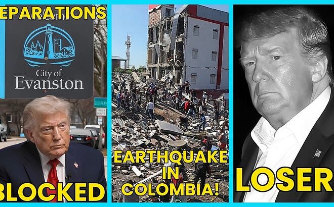 BREAKING: Colombia Earthquake!, Trump DoJ BLOCKS Reparations, Trump Approval in the Toilet!