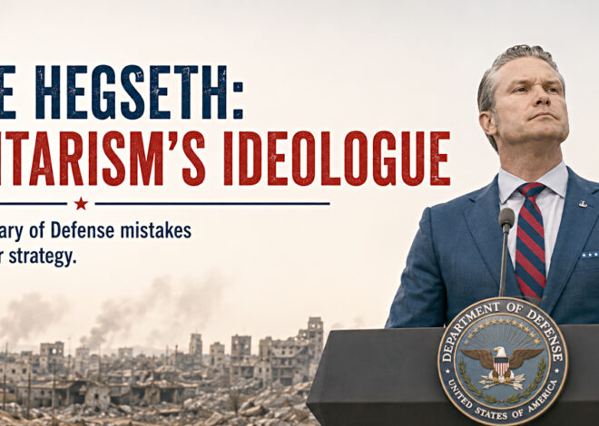 Pete Hegseth: Militarism’s Ideologue – Antiwar.com