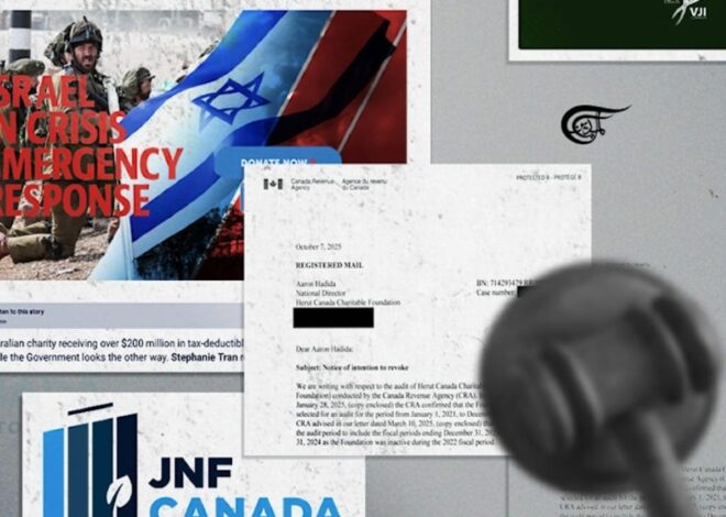How Canada leads the way in closing down Zionist charities