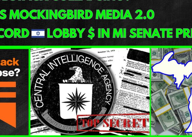 Is Substack Collapsing?, CIA’s Mockingbird Media 2.0, Record Israel Lobby Spending on Stevens in MI