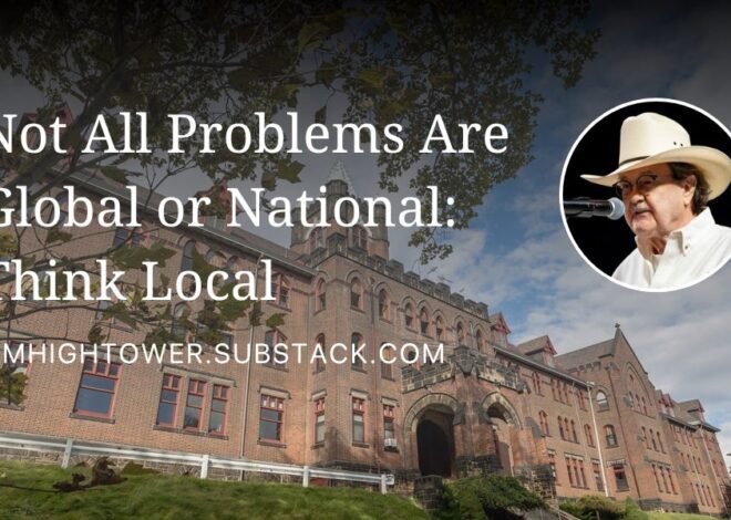 Not All Problems Are Global or National: Think Local