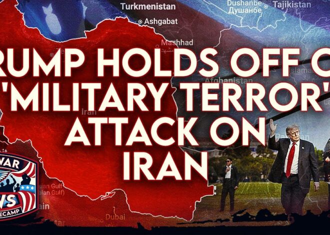 Antiwar News: Trump Holds Off on 'Military Terror' Attack on Iran, Israel Continues Gaza Massacres, and More