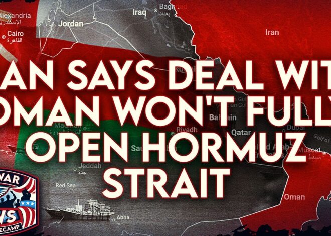 Antiwar News: Iran: Oman Deal Won't Fully Open Hormuz Strait, Trump May Advance Major Taiwan Arms Sale, and More