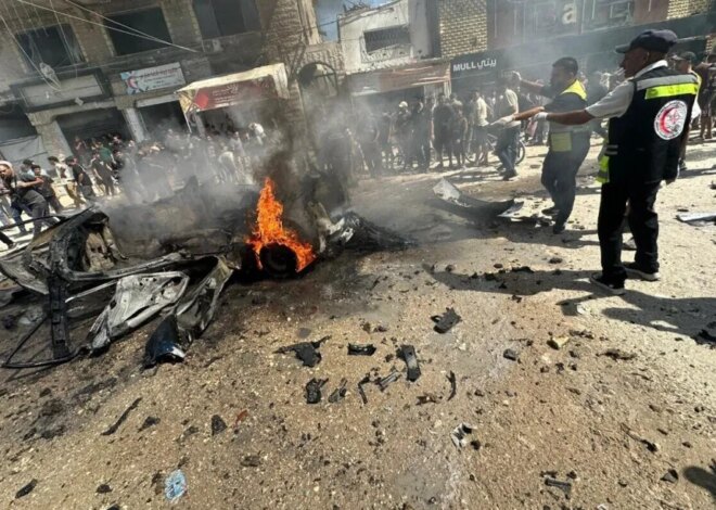 The Israeli occupation forces struck a car in the Tal al-Hawa area, west of Gaza City, resulting in casualties. – Middle East Monitor