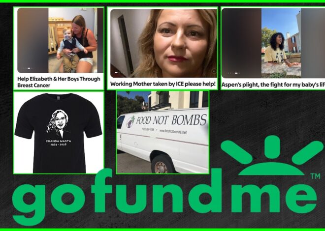 GoFundMes Need Help: Food Not Bombs, Words of Will, Nataliya Vlchekova, Aspen Martin, Chanda Masta