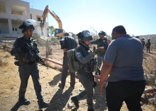 Israeli forces arrest 16 Palestinians, demolish homes, Bedouin community structures in occupied West Bank – Middle East Monitor