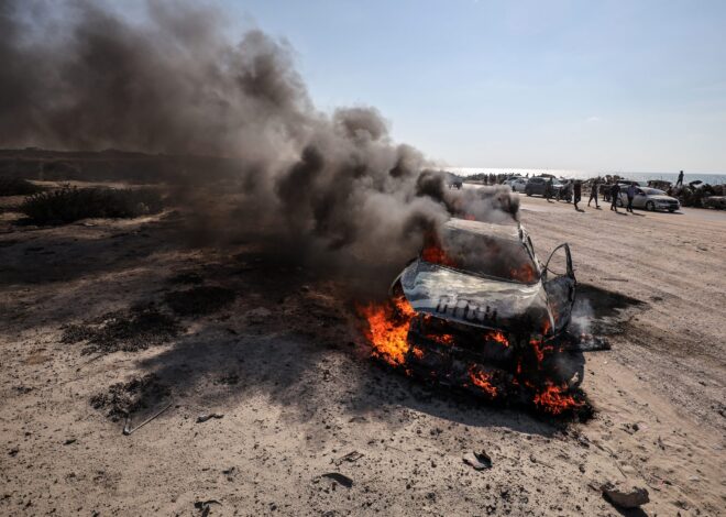 Israeli Strike on Car in Gaza City Kills at Least One Palestinian