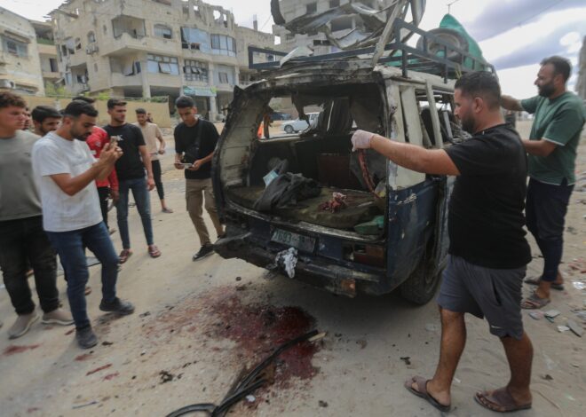 Israeli Bombing of Van in Gaza City Kills Six Palestinians