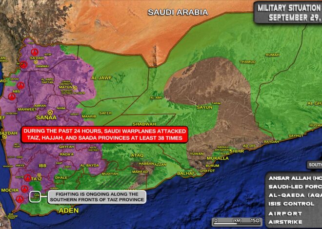 Ansar Allah Says Saudi Arabia Launched 35 Airstrikes in Yemen Over 24 Hours