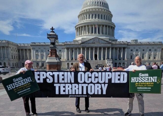 Protesting Epstein Occupied Territory – by Sam Husseini