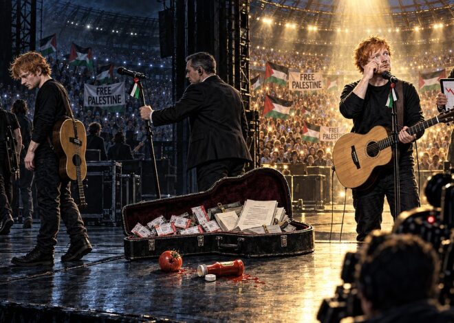 Sheeran’s Cowardice Laid Bare – by George Hazim