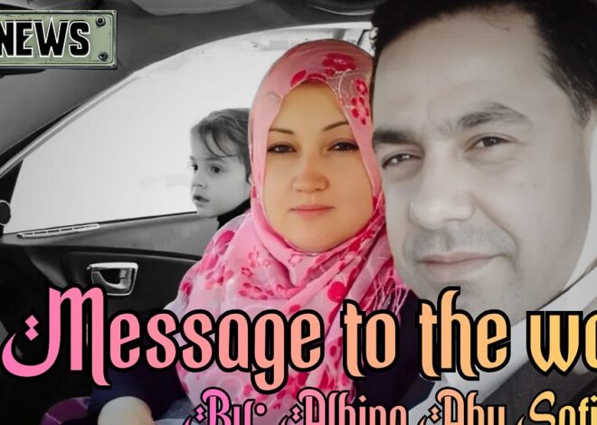 “A message to the world” From Dr. Hussam Abu Safiya’s Wife ~ Albina Abu Safiya!