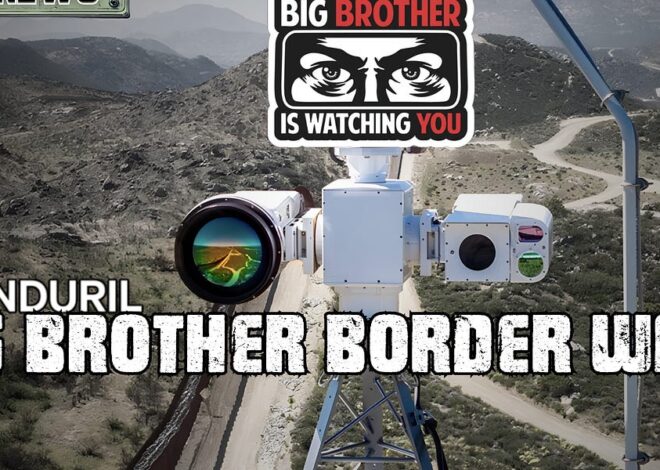 Andurils Big Brother Border Wall!!!