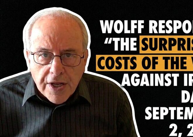 Wolff Responds: “The Surprising Costs of the War Against Iran” dated September 2, 2026