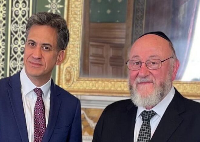 Listen: It is chief rabbi Ephraim Mirvis making British Jews less safe, not Ed Miliband