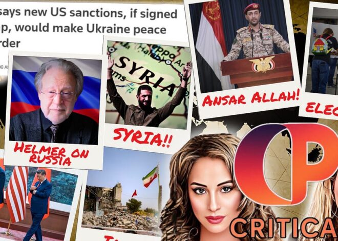 Lindsey Graham’s sanctions bill from beyond the grave and how will Putin react if Trump signs up for “crippling the Russian war machine”? With John Helmer