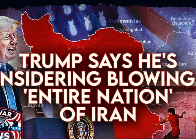 Antiwar News: Trump Says He's Considering Blowing Up 'Entire Nation' of Iran, US Airstrike in Somalia, and More