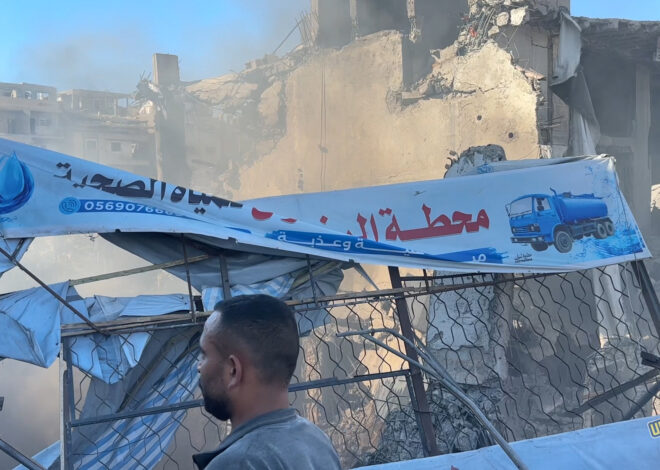 Israel Bombs Newly Built Water Desalination Plant in Gaza