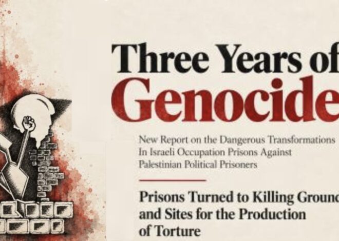 Israel Turned Prisons into Killing Grounds and Torture Sites