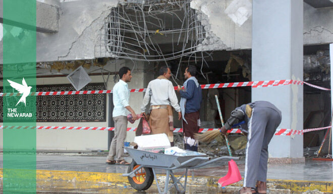 Missiles hit Aden airport, Saudi coalition intercepts missile