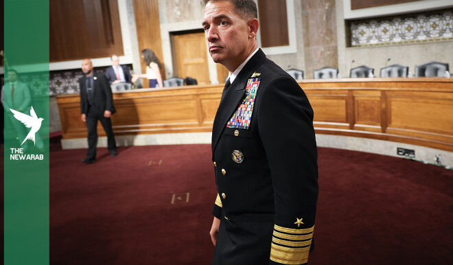 CENTCOM chief flies over Hormuz, says key routes clear of mines