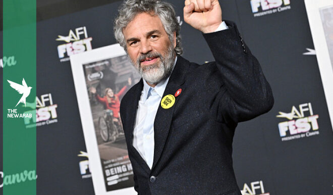Mark Ruffalo sends ‘free Palestine’ message to Macklemore show